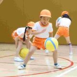第142回幼稚園だより「年長 バスケットボール教室」