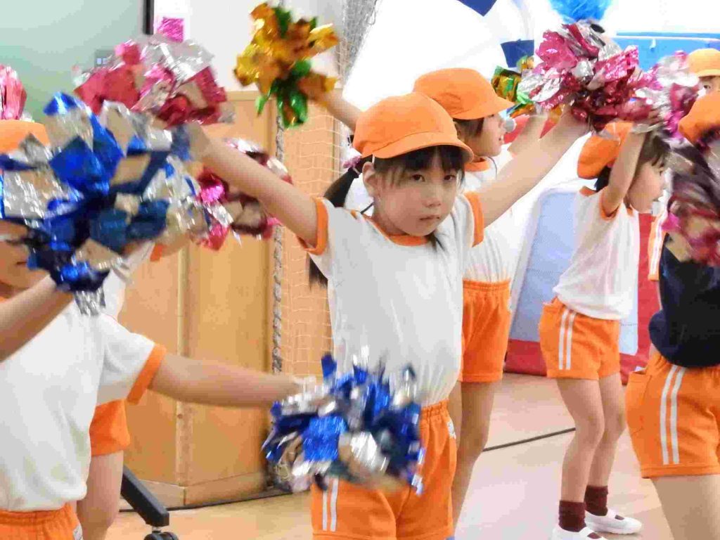 貞静幼稚園 ： 第145回幼稚園だより「チアダンス教室 年長」