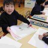 第163回幼稚園だより「音楽会思い出画　年少」